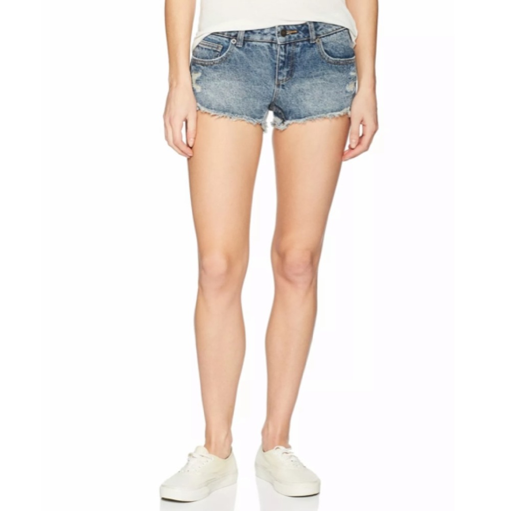 RVCA Women Vintage Indigo Hello Mellow Shorts